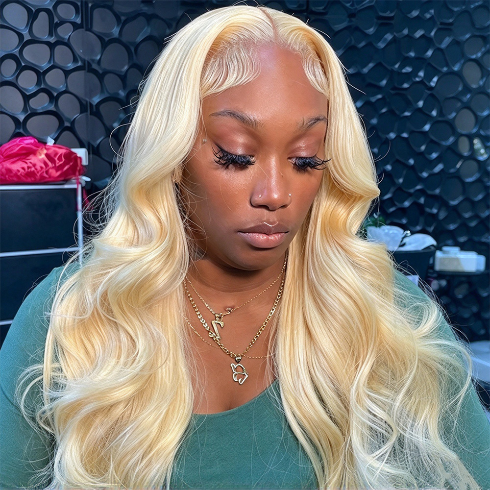 Peluca con frente de encaje, c - 613 Blonde Body Wave Lace Front Wig reseña y precio