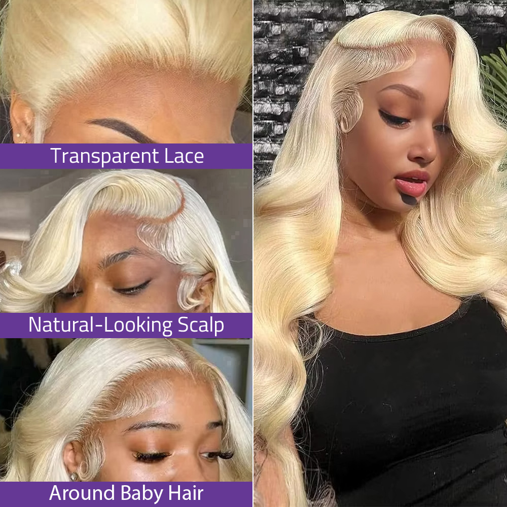Peluca con frente de encaje, c - 613 Blonde Body Wave Lace Front Wig reseña y precio