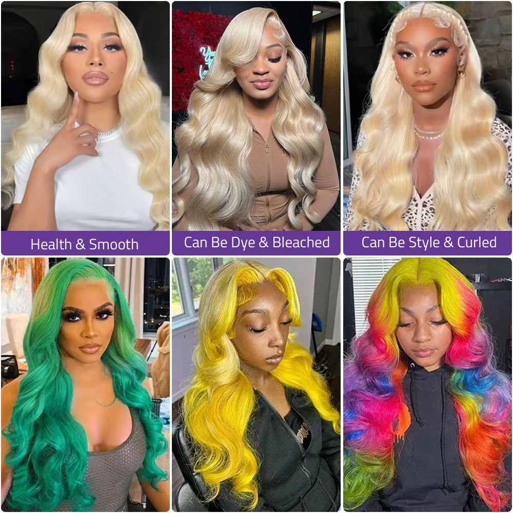 Peluca con frente de encaje, c - 613 Blonde Body Wave Lace Front Wig reseña y precio