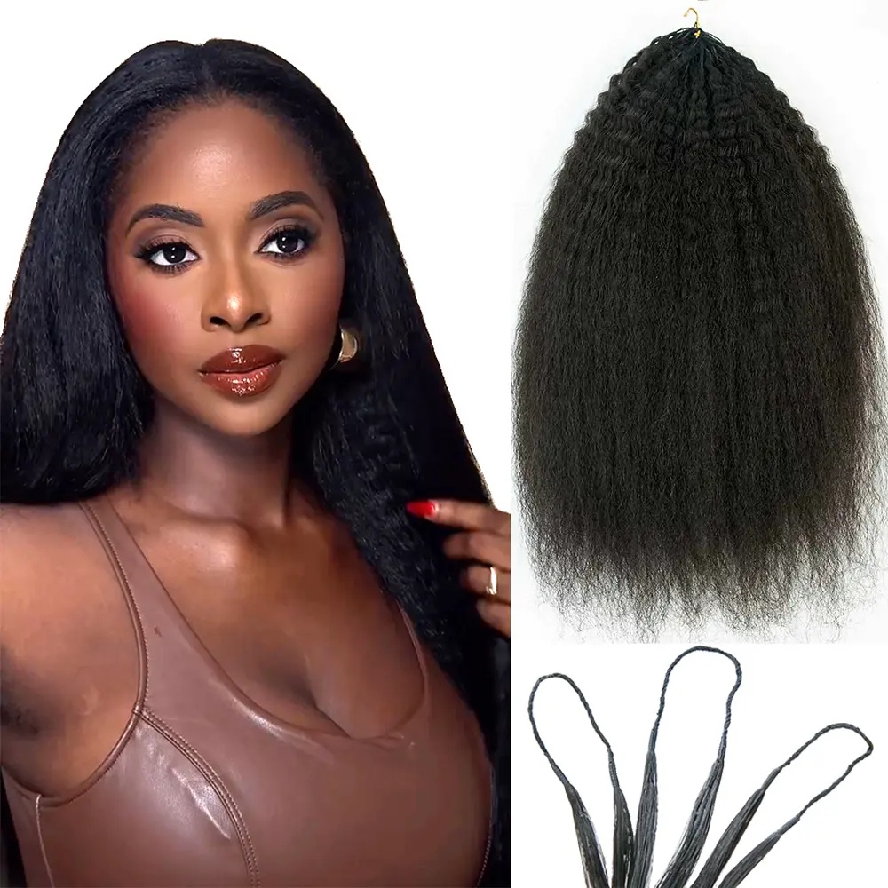 Cabello Humano Liso Kinky Sin  - Human Hair Wigs reseña y precio