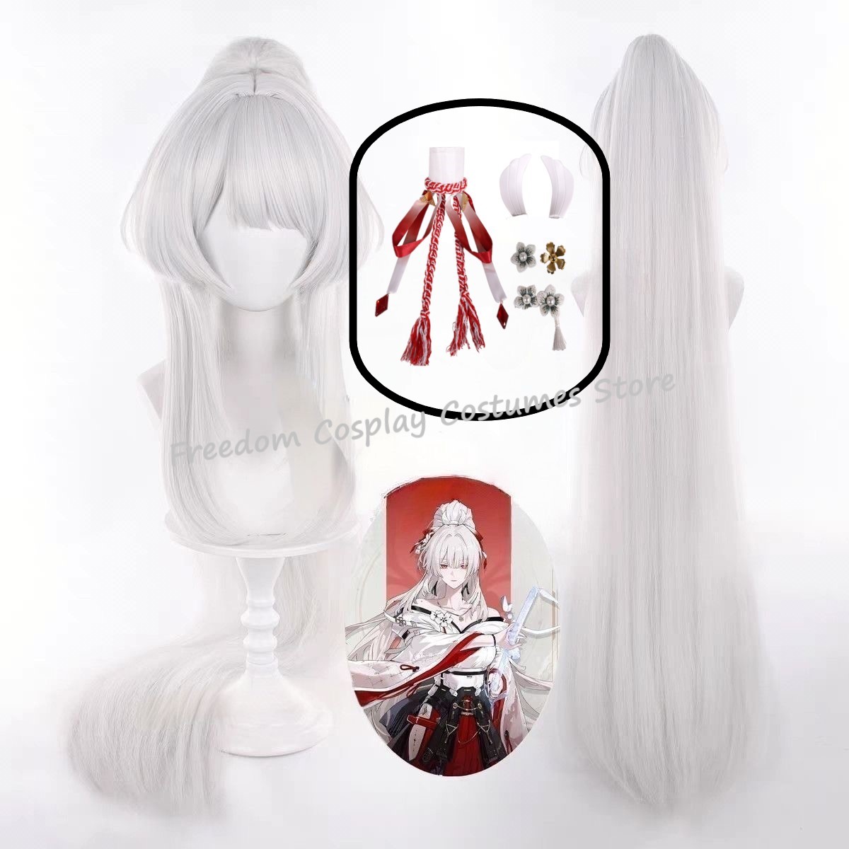 Peluca de Cosplay de Hiyuki de - Synthetic Wigs reseña y precio