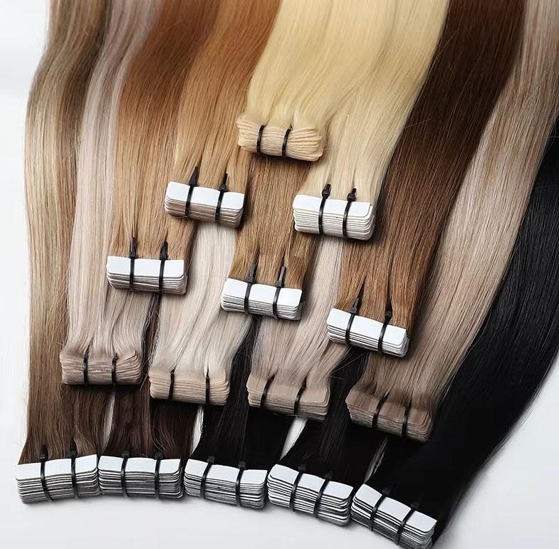 Extensiones de cabello humano  - Invisible Tape In Extensions Real Hair reseña y precio