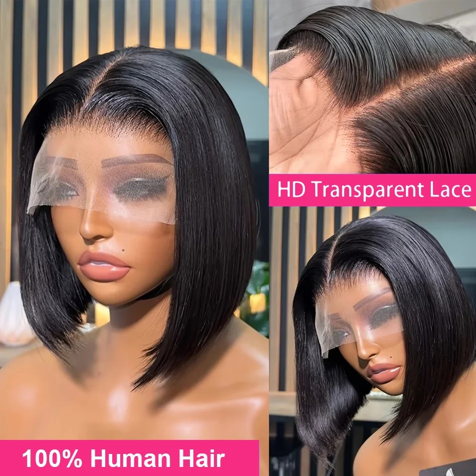 Peluca Bob de Cabello Humano L - Glueless Wear And Go Human Hair Wig reseña y precio