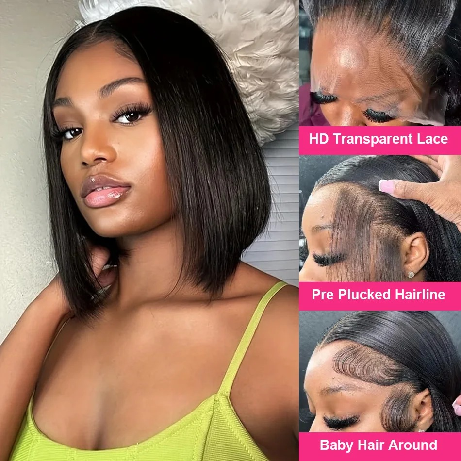 Peluca Bob de Cabello Humano L - Glueless Wear And Go Human Hair Wig reseña y precio