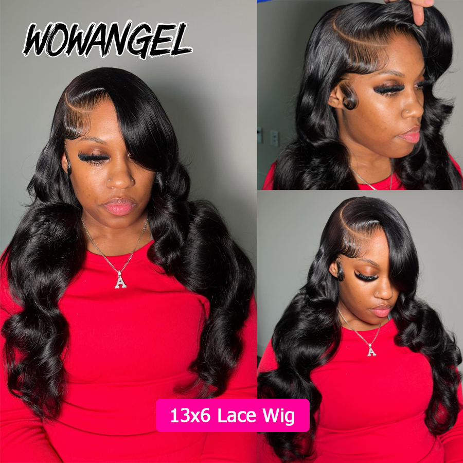 Wow Angel Body Wave Jet Black  - Lace Front Wigs reseña y precio