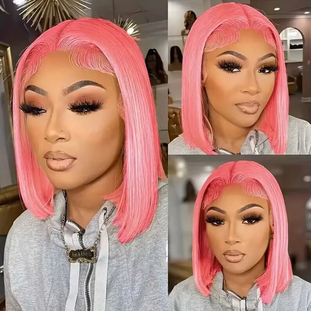 Peluca de cabello humano de 10 - Pre Parted 13X4 Lace Front Bob Wig reseña y precio